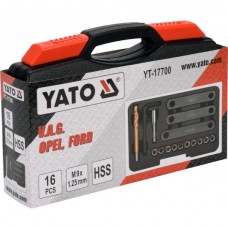YATO Kit reparat filete FORD/OPEL/VAG, 16 piese..